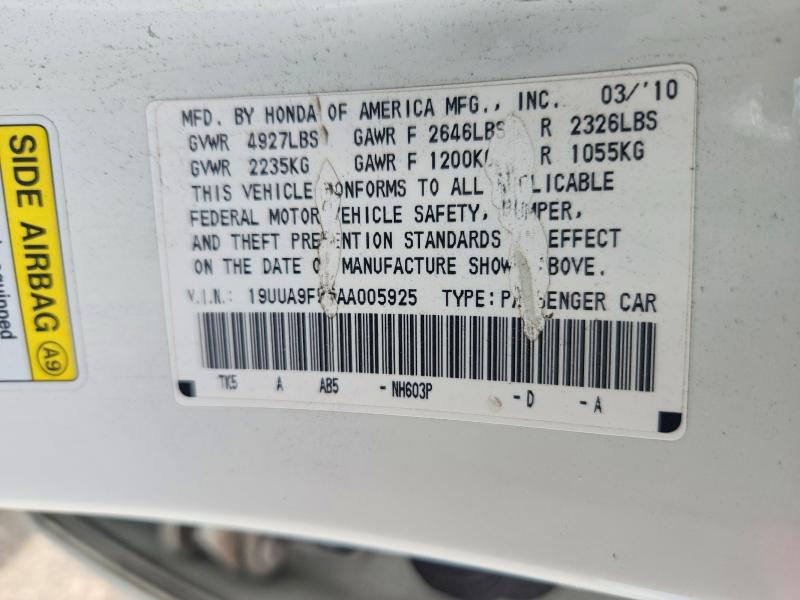 Aukcja sprzedaży 2010 Acura Tl, vin: 19UUA9F55AA005925, numer aukcji: 45481766