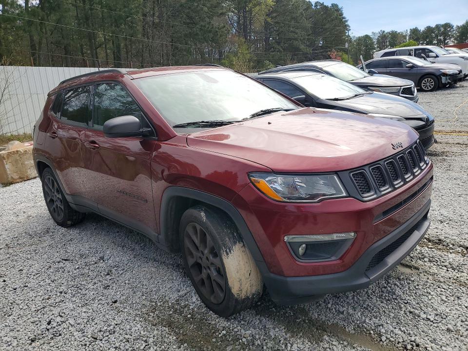 2021 Jeep Compass მანქანა იყიდება აუქციონზე, vin: 3C4NJCEBXMT548644, აუქციონის ნომერი: 46273256