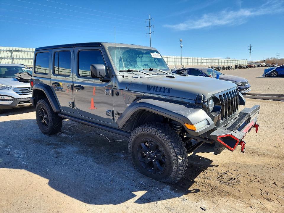 Auction sale of the 2020 Jeep Wrangler Unlimited, vin: 1C4HJXDG5LW169013, lot number: 45540466