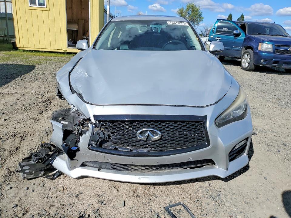 2014 Infiniti Q50 Hybrid მანქანა იყიდება აუქციონზე, vin: JN1AV7AP7EM691024, აუქციონის ნომერი: 79618805
