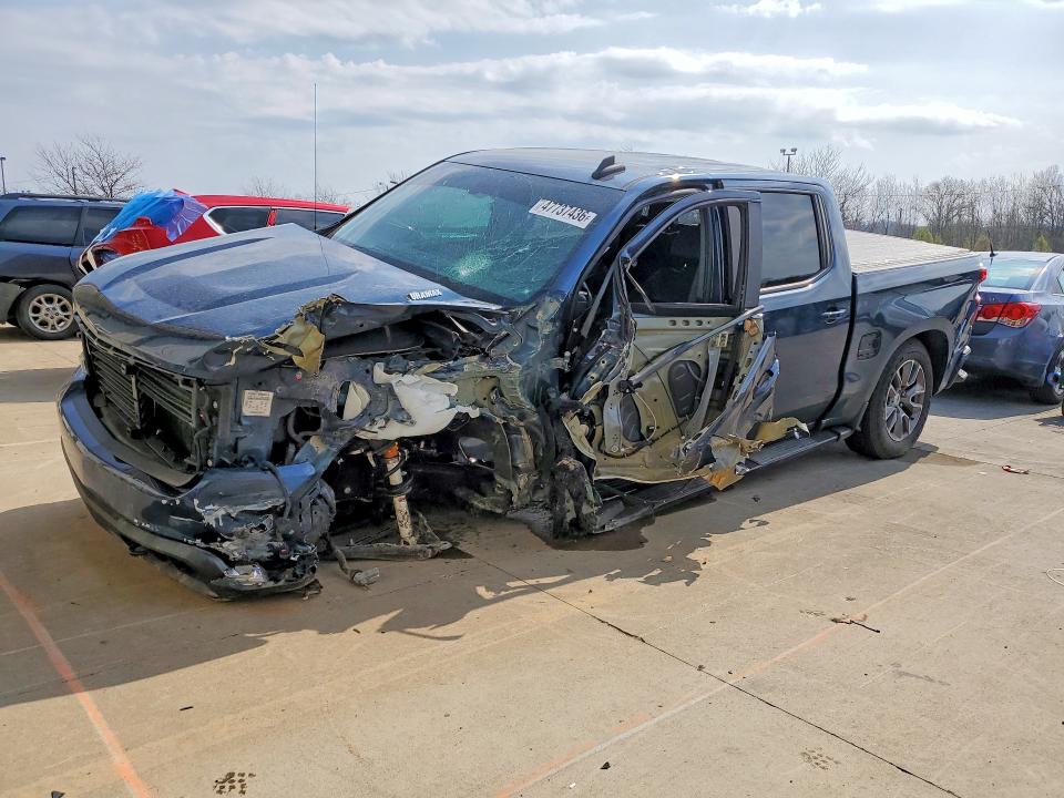 47737436 :رقم المزاد ، 3GCUYEET7MG238567 vin ، 2021 Chevrolet Silverado مزاد بيع