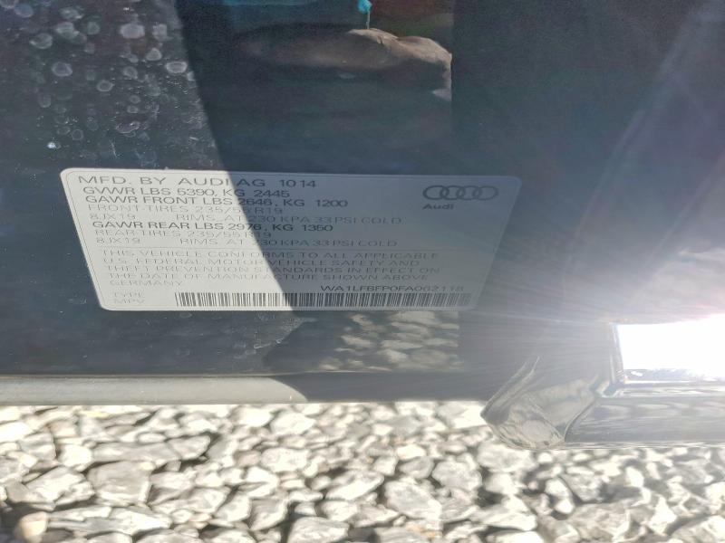 45955226 :رقم المزاد ، WA1LFBFP0FA062118 vin ، 2015 Audi Q5 مزاد بيع