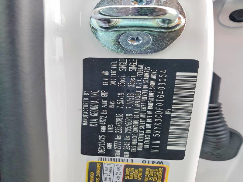 79447495 :رقم المزاد ، 5XYK3CDF0TG403054 vin ، 2026 Kia Sportage مزاد بيع
