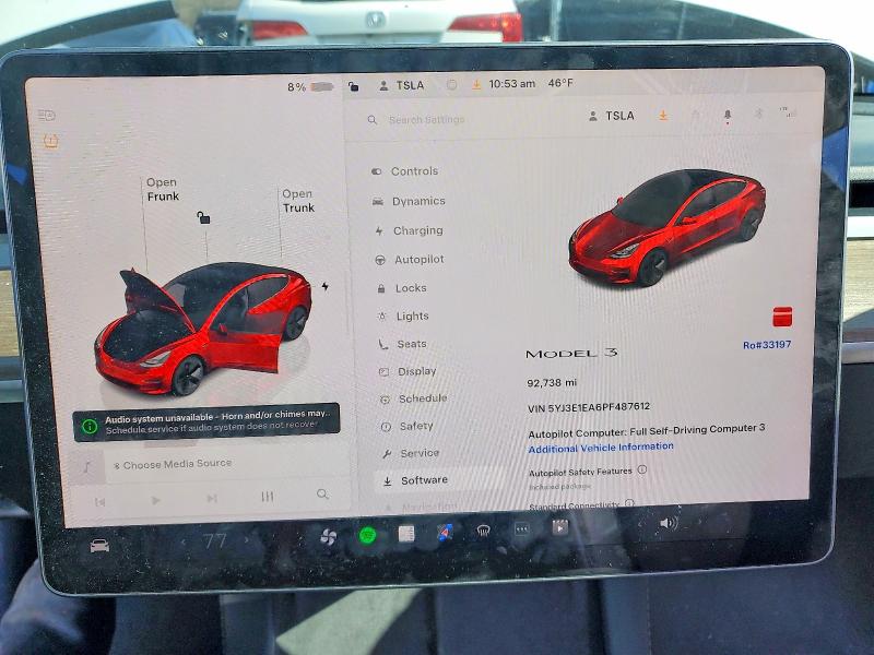 Aukcja sprzedaży 2023 Tesla Model 3, vin: 5YJ3E1EA6PF487612, numer aukcji: 45765326