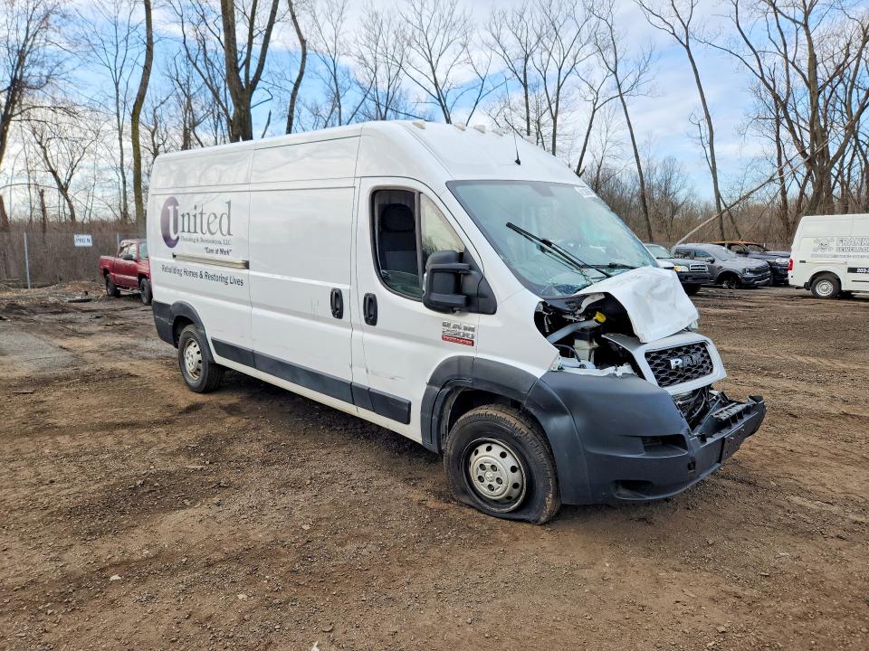 48106986 :رقم المزاد ، 3C6TRVDG9KE518259 vin ، 2019 Ram Promaster 2500 مزاد بيع