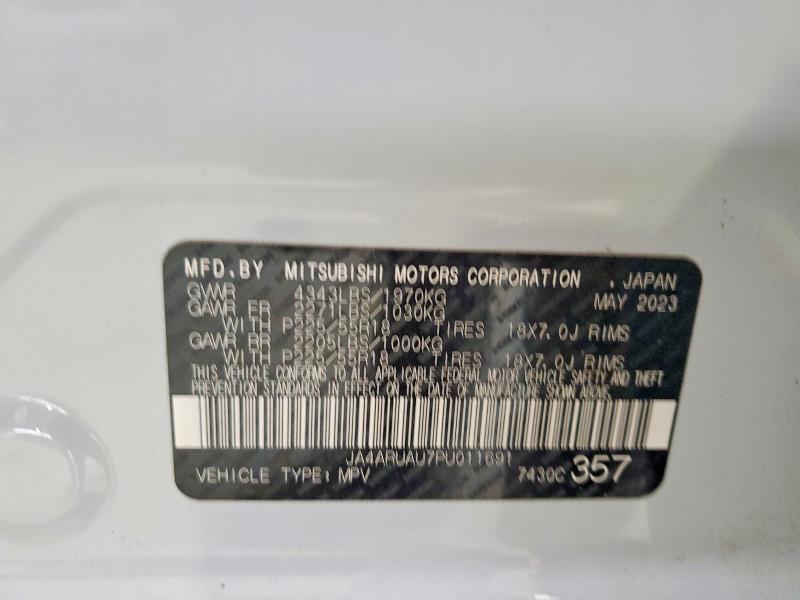 Aukcja sprzedaży 2023 Mitsubishi Outlander Sport, vin: JA4ARUAU7PU011691, numer aukcji: 46098556