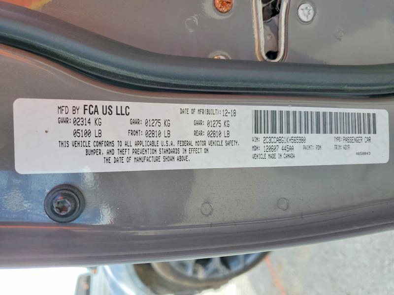 Продажа на аукционе авто 2019 Chrysler 300, vin: 2C3CCABG1KH565980, номер лота: 41785416