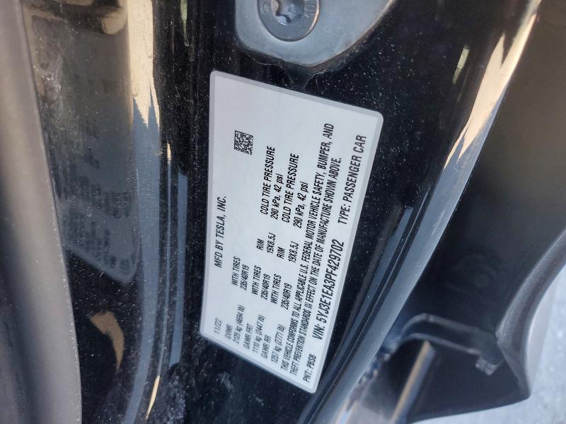 Продажа на аукционе авто 2023 Tesla Model 3, vin: 5YJ3E1EA3PF429702, номер лота: 46607256