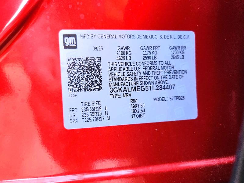 47930126 :رقم المزاد ، 3GKALMEG5TL284407 vin ، 2026 Gmc Terrain مزاد بيع