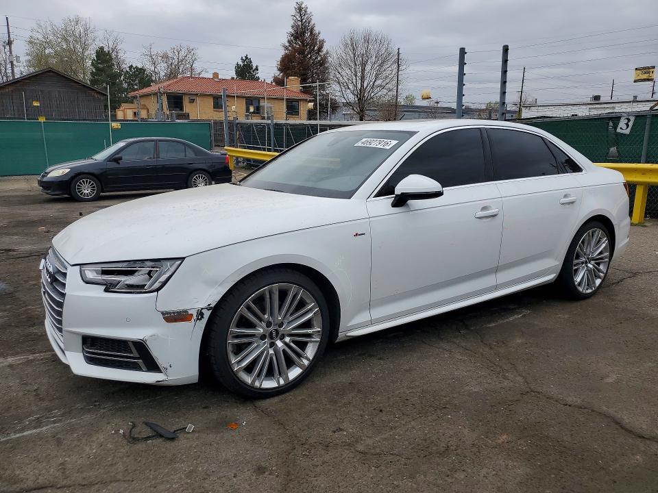 2018 Audi A4 მანქანა იყიდება აუქციონზე, vin: WAULMAF40JA145825, აუქციონის ნომერი: 46927916