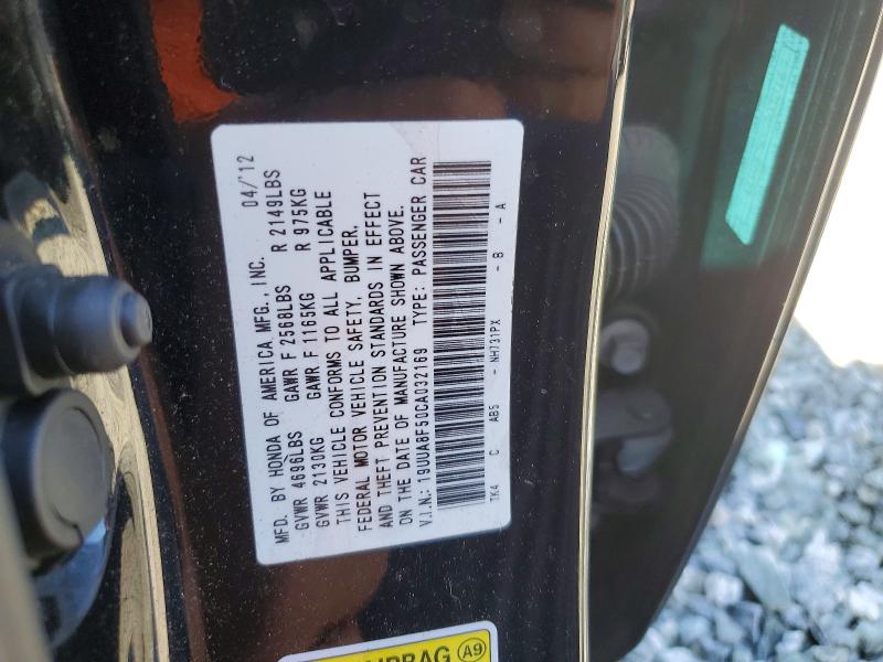 79477965 :رقم المزاد ، 19UUA8F50CA032169 vin ، 2012 Acura Tl مزاد بيع
