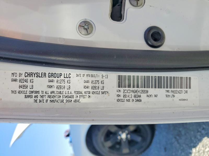 Продаж на аукціоні авто 2014 Dodge Challenger, vin: 2C3CDYAG0EH126930, номер лоту: 47805226