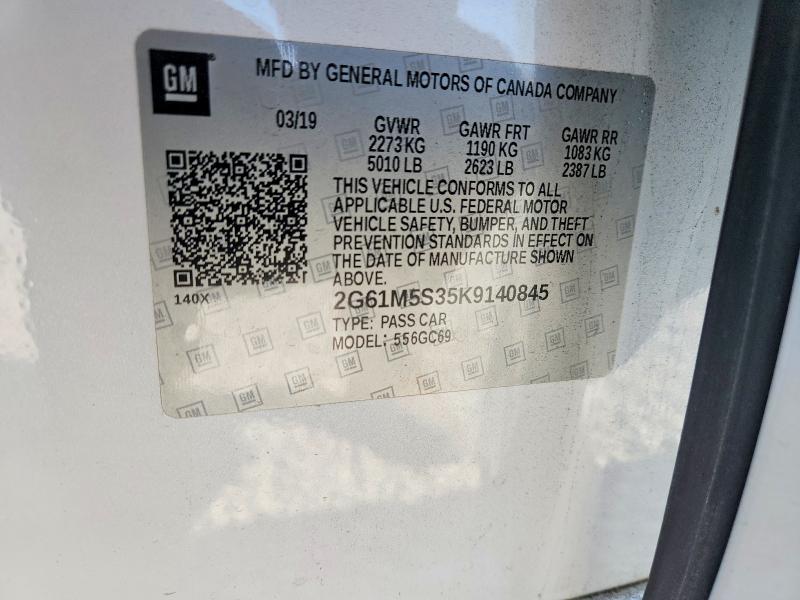 Продаж на аукціоні авто 2019 Cadillac Xts, vin: 2G61M5S35K9140845, номер лоту: 46938226