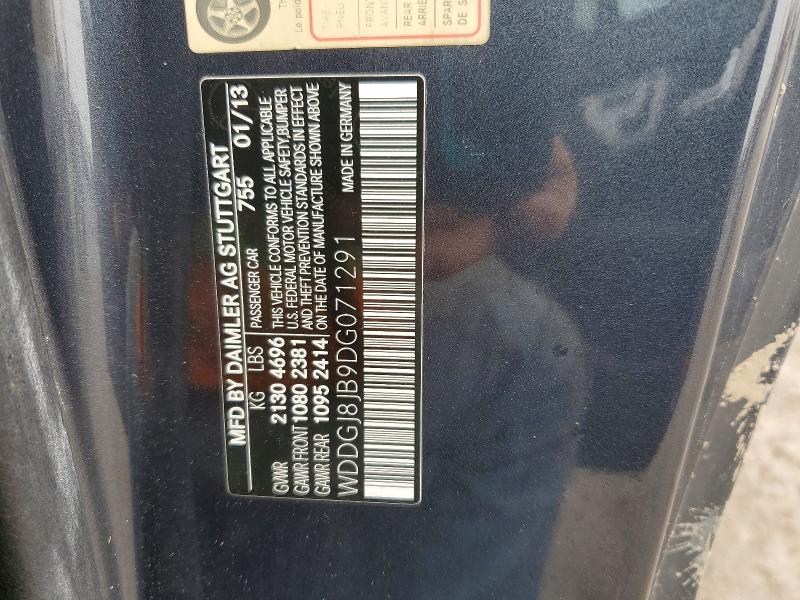 Auction sale of the 2013 Mercedes-benz C, vin: WDDGJ8JB9DG071291, lot number: 79121645