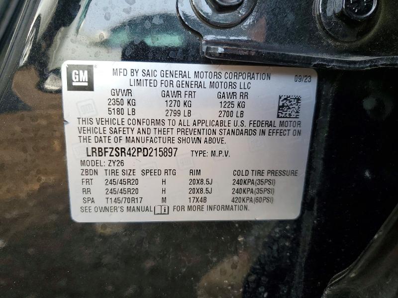 Продаж на аукціоні авто 2023 Buick Envision, vin: LRBFZSR42PD215897, номер лоту: 79663165