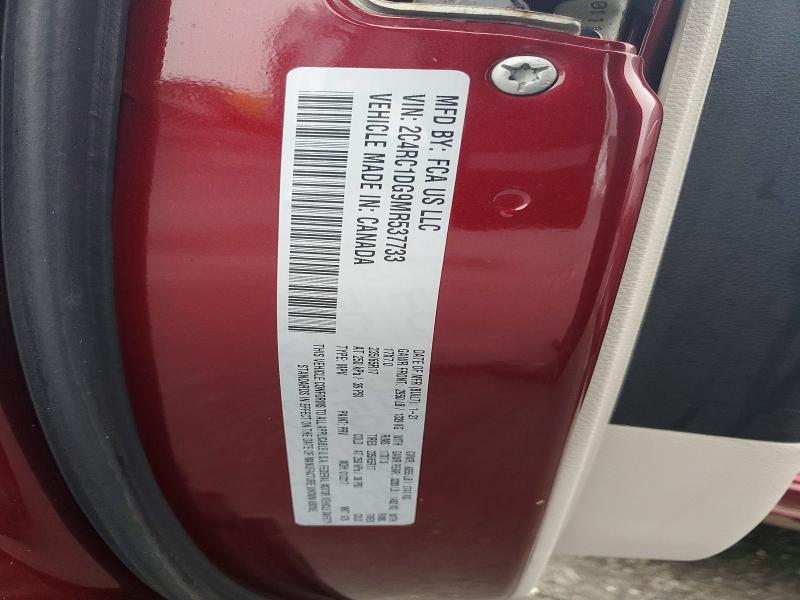Продаж на аукціоні авто 2021 Chrysler Voyager, vin: 2C4RC1DG9MR537733, номер лоту: 79746215
