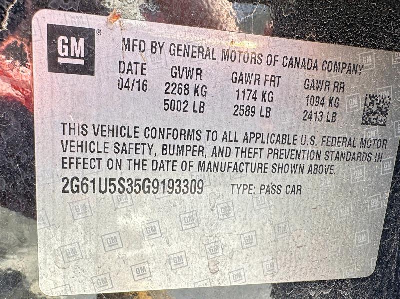 Продаж на аукціоні авто 2016 Cadillac Xts, vin: 2G61U5S35G9193309, номер лоту: 47013496