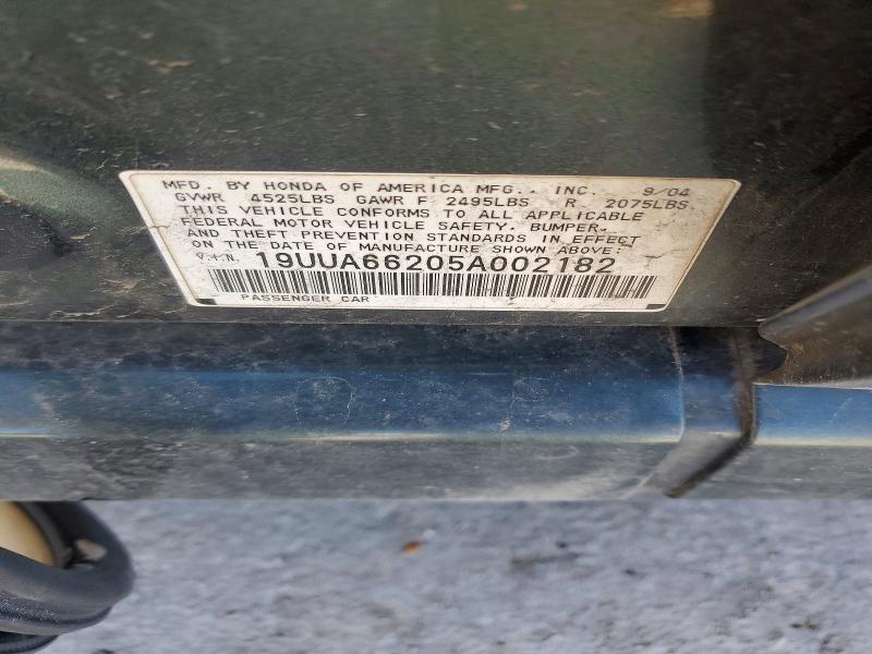 41982096 :رقم المزاد ، 19UUA66205A002182 vin ، 2005 Acura Tl مزاد بيع