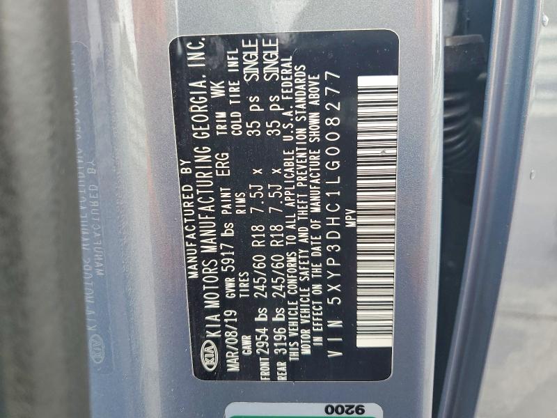 Aukcja sprzedaży 2020 Kia Telluride, vin: 5XYP3DHC1LG008277, numer aukcji: 47784146
