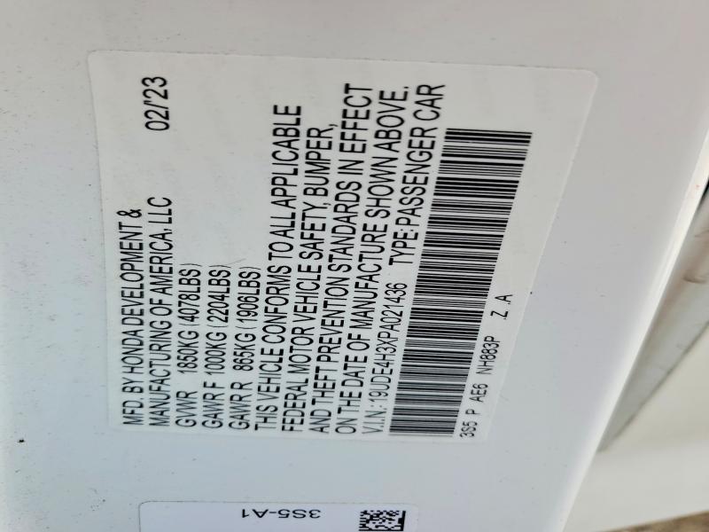 Продажа на аукционе авто 2023 Acura Integra, vin: 19UDE4H3XPA021436, номер лота: 41921236