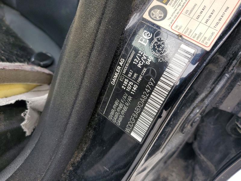 Продаж на аукціоні авто 2013 Mercedes-benz C, vin: WDDGF8ABXDA824797, номер лоту: 79551265