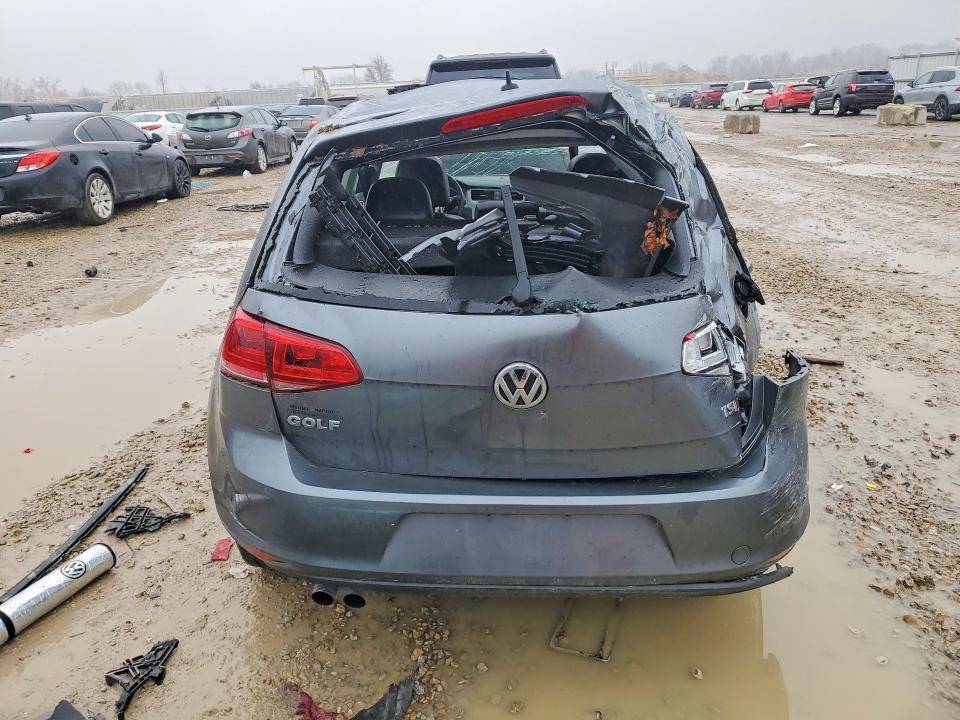 2017 Volkswagen Golf მანქანა იყიდება აუქციონზე, vin: 3VW217AU2HM024502, აუქციონის ნომერი: 79845775