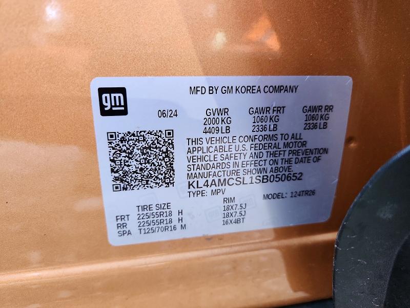 41985526 :رقم المزاد ، KL4AMCSL1SB050652 vin ، 2025 Buick Encore Gx مزاد بيع
