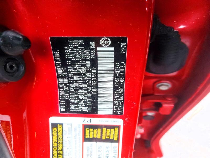 Продаж на аукціоні авто 2014 Toyota Camry, vin: 4T1BF1FK9EU726389, номер лоту: 42038636