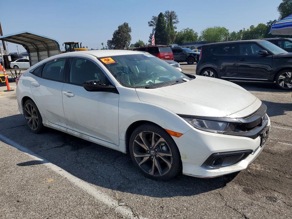 47124836 :رقم المزاد ، 2HGFC2F86MH517980 vin ، 2021 Honda Civic مزاد بيع