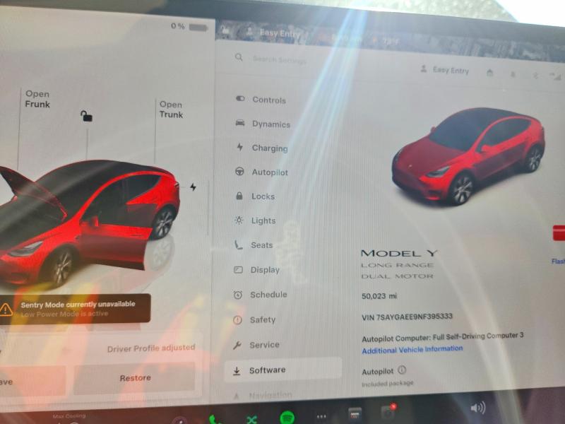 Aukcja sprzedaży 2022 Tesla Model Y, vin: 7SAYGAEE9NF395333, numer aukcji: 45830346