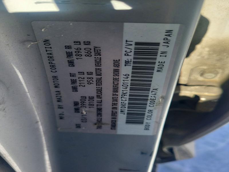 78682135 :رقم المزاد ، JM1DKFC79K1401146 vin ، 2019 Mazda Cx-3 مزاد بيع