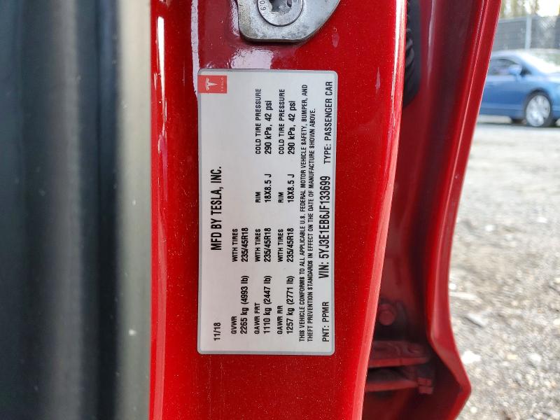 Aukcja sprzedaży 2018 Tesla Model 3, vin: 5YJ3E1EB6JF133699, numer aukcji: 46645796