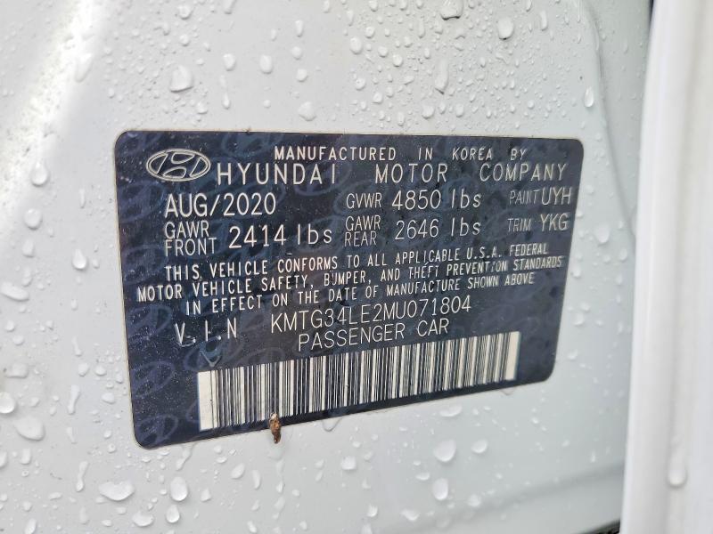 Aukcja sprzedaży 2021 Genesis G70, vin: KMTG34LE2MU071804, numer aukcji: 79431385