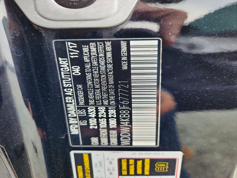 Aukcja sprzedaży 2018 Mercedes-benz C, vin: WDDWJ4KB8JF677721, numer aukcji: 79358795