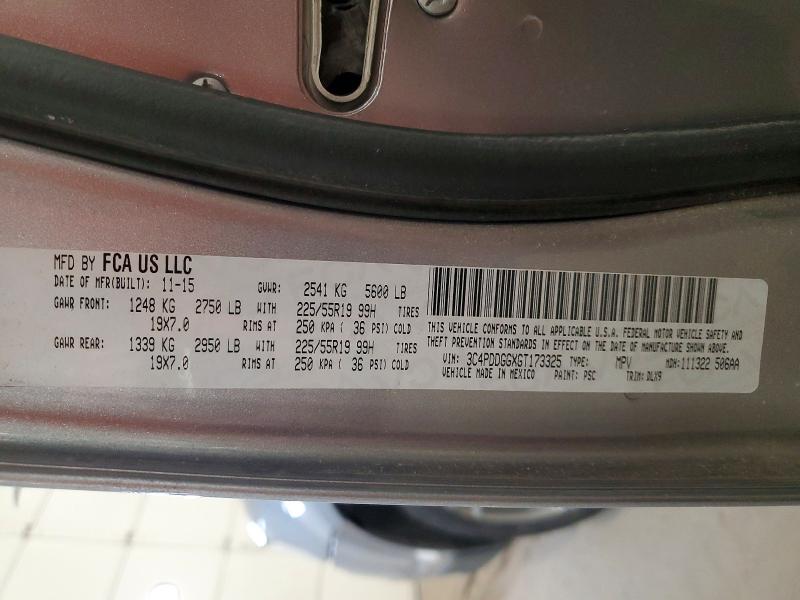 Продаж на аукціоні авто 2016 Dodge Journey, vin: 3C4PDDGGXGT173325, номер лоту: 76542275