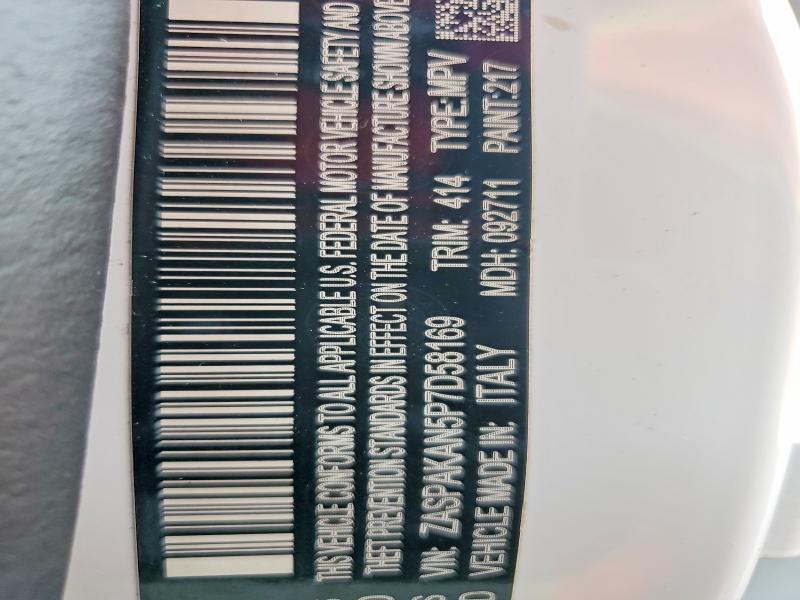 47743476 :رقم المزاد ، ZASPAKAN5P7D58169 vin ، 2023 Alfa Romeo Stelvio مزاد بيع