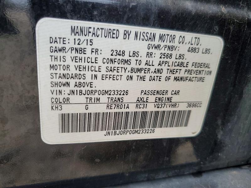 2016 Infiniti Qx50 მანქანა იყიდება აუქციონზე, vin: JN1BJ0RP0GM233226, აუქციონის ნომერი: 79588025