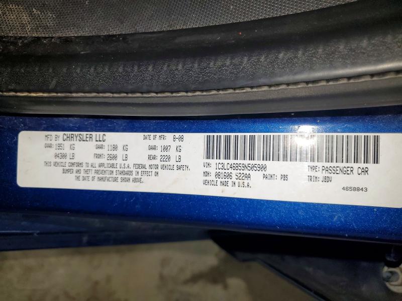 Продажа на аукционе авто 2009 Chrysler Sebring, vin: 1C3LC46B59N505900, номер лота: 47874796