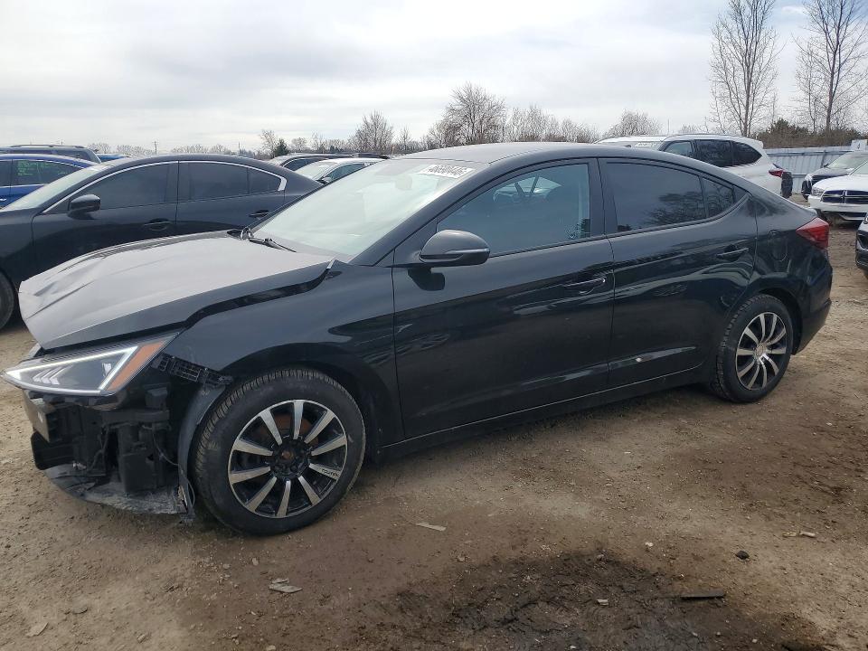 2019 Hyundai Elantra მანქანა იყიდება აუქციონზე, vin: KMHD84LF5KU758764, აუქციონის ნომერი: 46690446