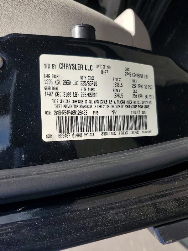Продаж на аукціоні авто 2008 Chrysler Town & Country, vin: 2A8HR54P48R129429, номер лоту: 45642976