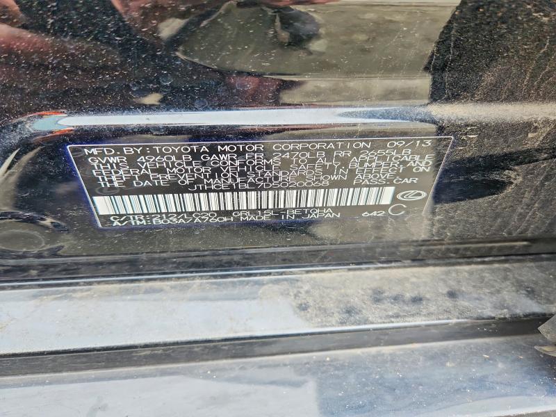 79623335 :رقم المزاد ، JTHCE1BL7D5020068 vin ، 2013 Lexus Gs 350 مزاد بيع