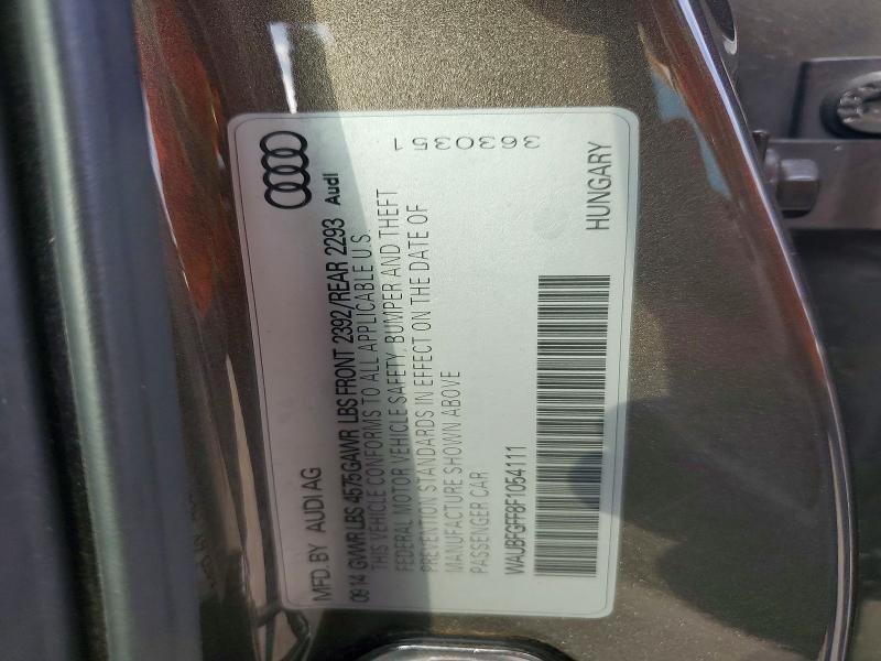 Продажа на аукционе авто 2015 Audi A3, vin: WAUBFGFF8F1054111, номер лота: 78982635