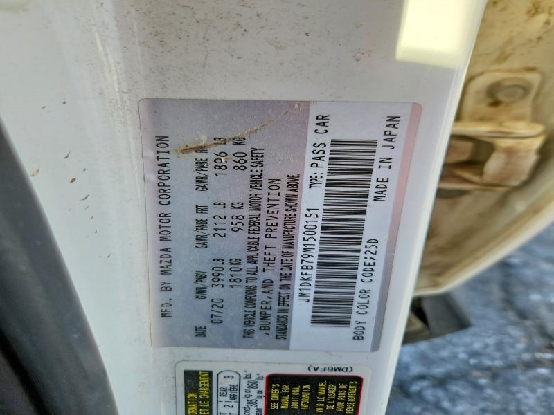 47418396 :رقم المزاد ، JM1DKFB79M1500151 vin ، 2021 Mazda Cx-3 مزاد بيع