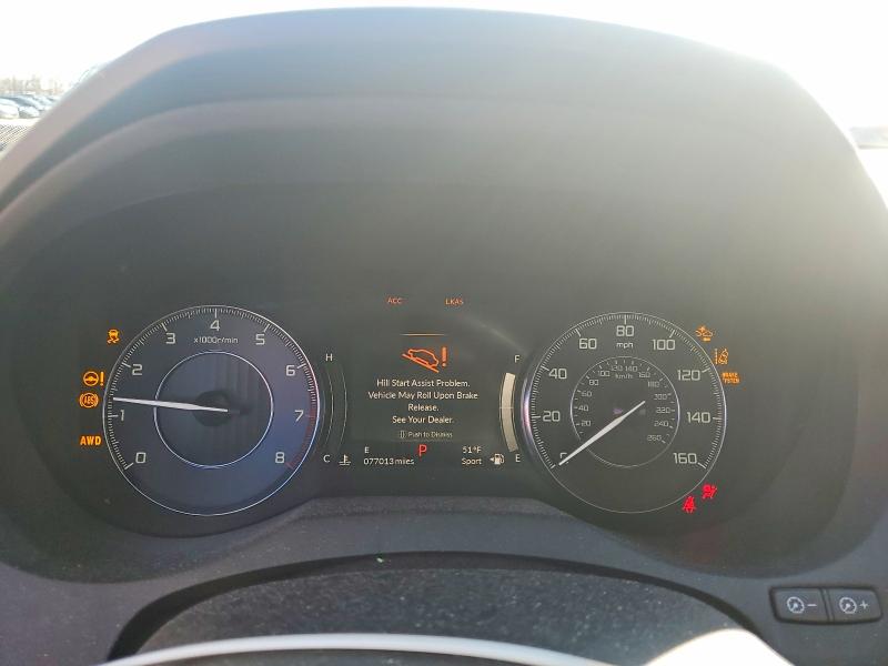 46016626 :رقم المزاد ، 5J8TC2H5XKL006911 vin ، 2019 Acura Rdx مزاد بيع