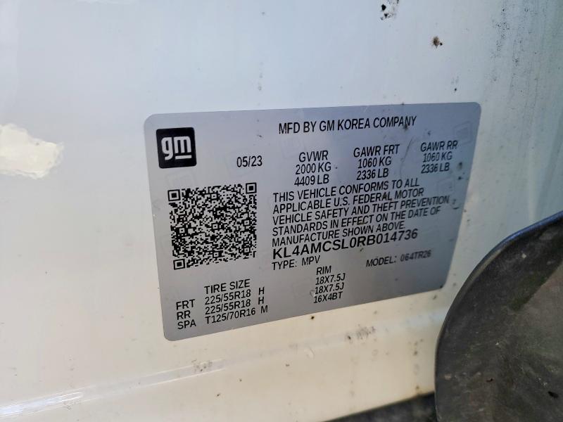 79792935 :رقم المزاد ، KL4AMCSL0RB014736 vin ، 2024 Buick Encore Gx مزاد بيع