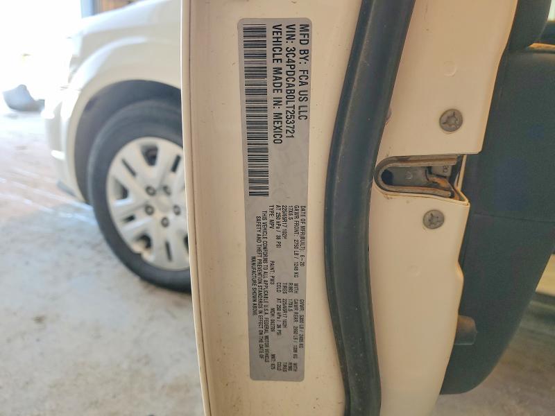 Продаж на аукціоні авто 2020 Dodge Journey, vin: 3C4PDCAB0LT253721, номер лоту: 46364336