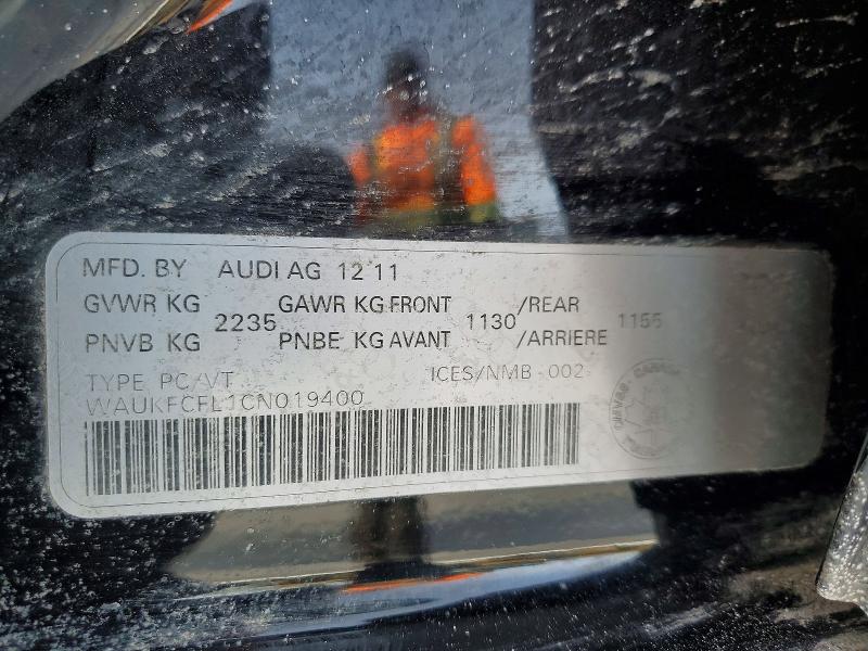 Продажа на аукционе авто 2012 Audi A4, vin: WAUKFCFL1CN019400, номер лота: 79577295