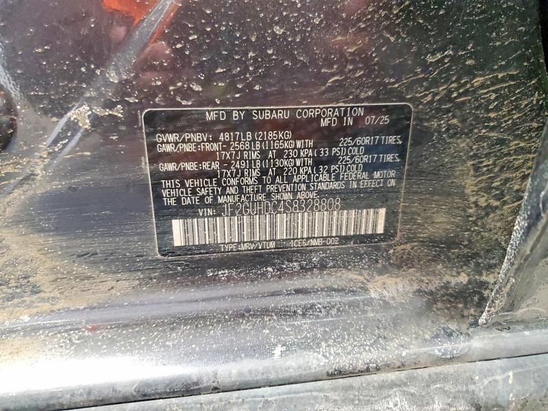 Aukcja sprzedaży 2025 Subaru Crosstrek, vin: JF2GUHDC4S8328808, numer aukcji: 79542405