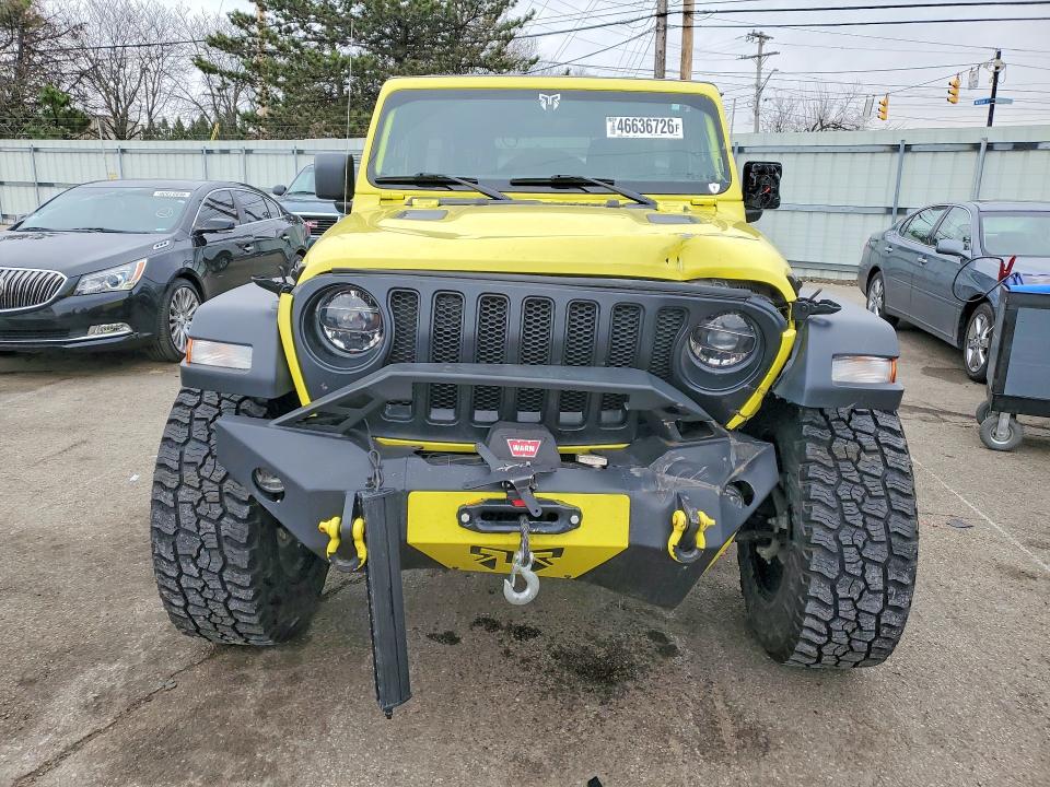 2022 Jeep Wrangler Unlimited მანქანა იყიდება აუქციონზე, vin: 1C4HJXDGXNW253394, აუქციონის ნომერი: 46636726