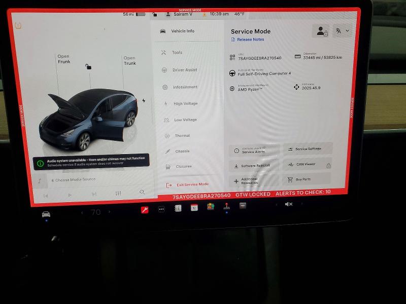 Aukcja sprzedaży 2024 Tesla Model Y, vin: 7SAYGDEE8RA270540, numer aukcji: 45935276